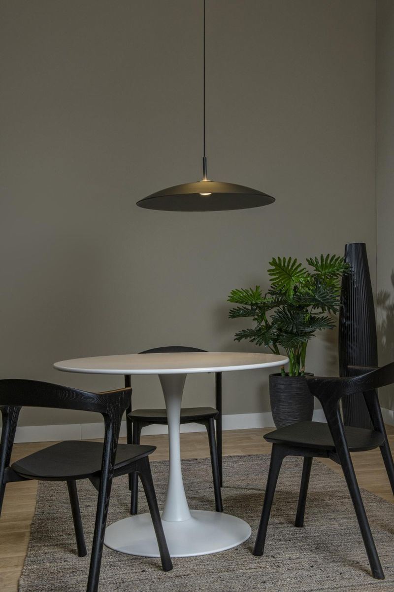 Lucide MENGA - Závesné svietidlo - Ø 60 cm - LED Rozm. - 1x18,6W 2700K - Smoke Grey